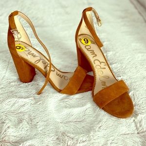 Sam Edelman cognac heel size 9